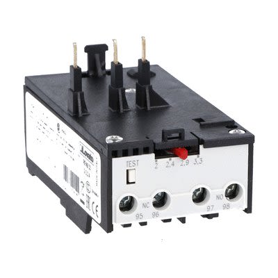 Lovato Control Relay 1 NO/1 NC, 3.3A F.L.C, 10A Contact Rating, 690V 3P