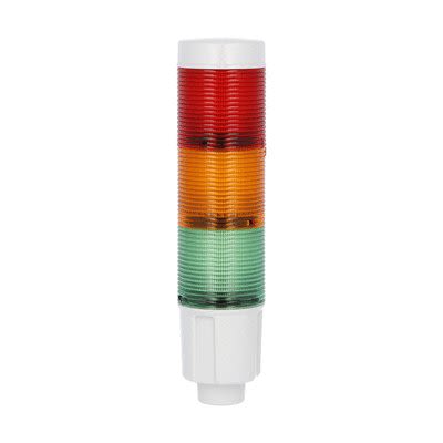Lovato 8TL4 Series Green, Orange, Red Signal Tower, 3 Lights 24V dc