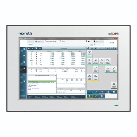 Bosch Rexroth ctrlX HMI Series Display - 12 in, TFT Display, 1280 x 800 pixel