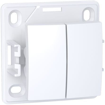 Schneider Electric White 2 Gang Light Switch Cover