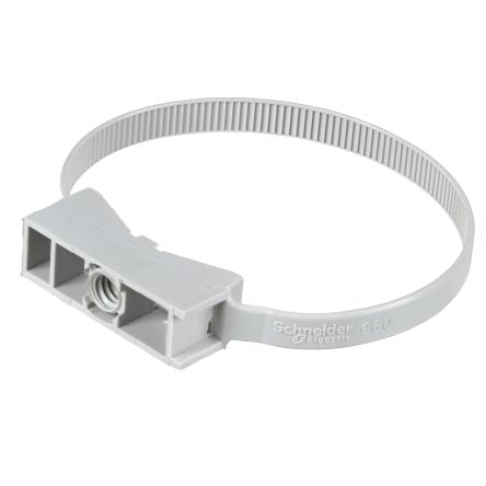 Schneider Electric Grey Polyamide Cable Conduit Strap, 63 mm Max. Bundle Screw