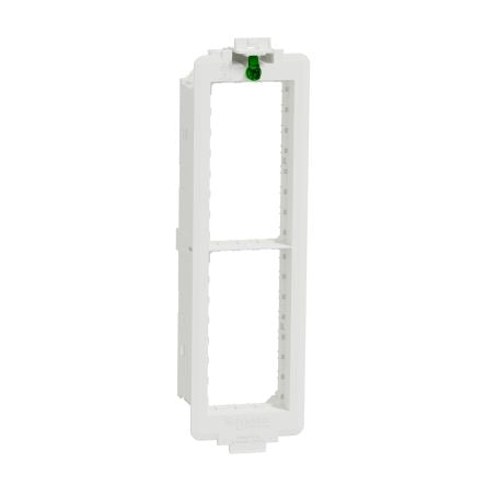 Schneider Electric White Cover Plate Plastic Mounting Frame