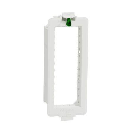 Schneider Electric White Cover Plate Plastic Mounting Frame