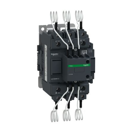 Schneider Electric TeSyS D Capacitor Contactor, 240V ac Coil, 3-Pole, 3 NO, 690V ac