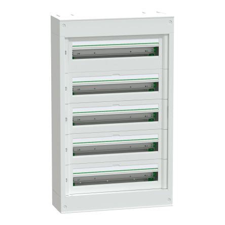 Schneider Electric White Plastic PrismaSeT S Control Station Enclosure - 5 Hole