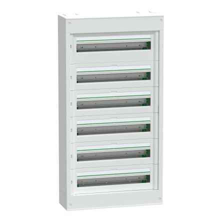 Schneider Electric White Plastic PrismaSeT S Control Station Enclosure - 6 Hole