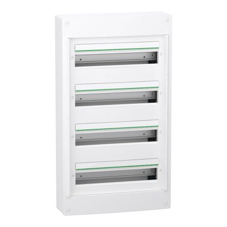 Schneider Electric White Plastic PrismaSeT XS Control Station Enclosure - 4 Hole