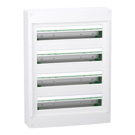 Schneider Electric White Plastic PrismaSeT XS Control Station Enclosure - 4 Hole
