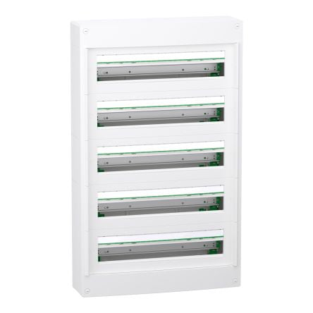 Schneider Electric White Plastic PrismaSeT XS Control Station Enclosure - 5 Hole