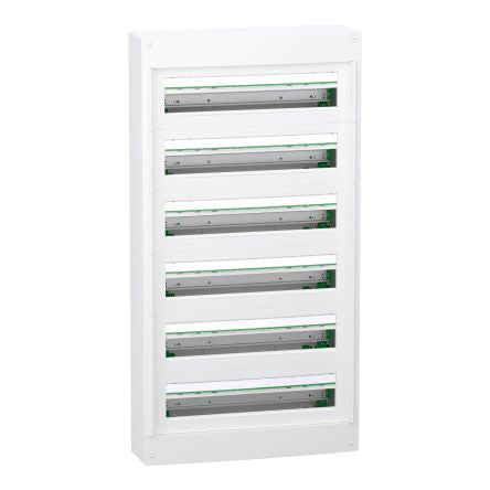 Schneider Electric White Plastic PrismaSeT XS Control Station Enclosure - 6 Hole