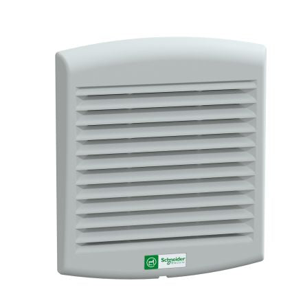 Schneider Electric Grey Injected Thermoplastic Fan Filter, Parallel Slat, 62 mm