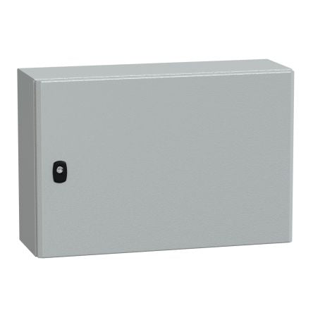 Schneider Electric PanelSeT S3D Series Grey Steel Enclosure, IP66, IK10 400 mm, 600 mm, 200 mm