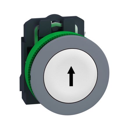Schneider Electric Harmony Series Push Button Switch, Spring Return, Panel, 30 mm Cutout, 1 NO, IP66, IP67, 600 V dc 240