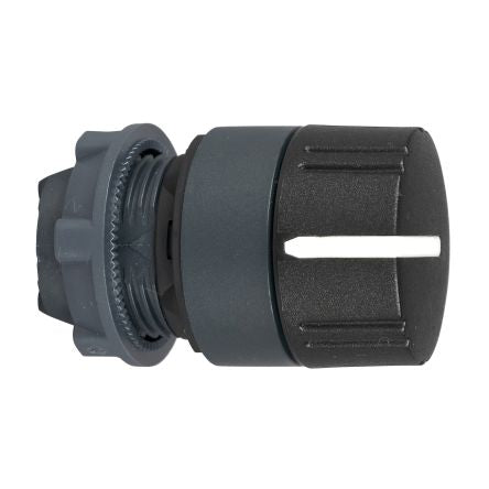 Schneider Electric Harmony Series 2 Position Selector Switch Head, 22 mm Cutout, Black Handle, IP67, IP69K, IP69