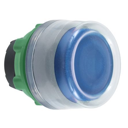 Schneider Electric Harmony Series Blue Spring Return Push Button Head, 22 mm Cutout, IP67, IP66