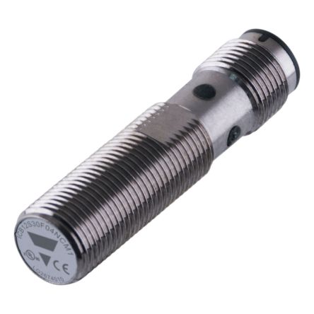 Carlo Gavazzi ICB12S30F02NOM1 Threaded Barrel Inductive Proximity Sensor, M12 NPN ICB12 36V dc 2 mm 36 V dc 200mA