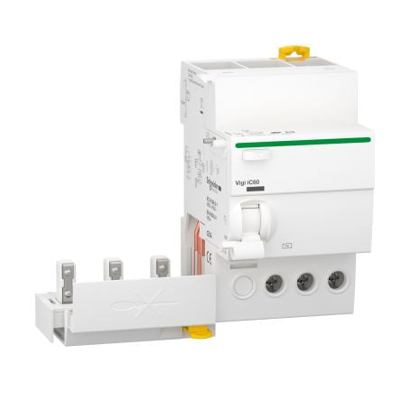 Schneider Electric Acti9 iC60 Series Residual Current Circuit Breaker, 25A, 3-Pole, 300 mA, Type AC, 1500 A 400V ac