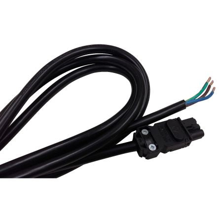 Schneider Electric NSYLAM3M Power Cord LED Cable for IEC Multi-Fixing LED Lamps, 3 m