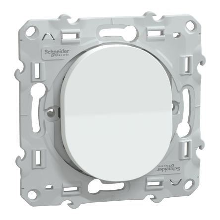Schneider Electric 2 Way White 10A Ovalis Series