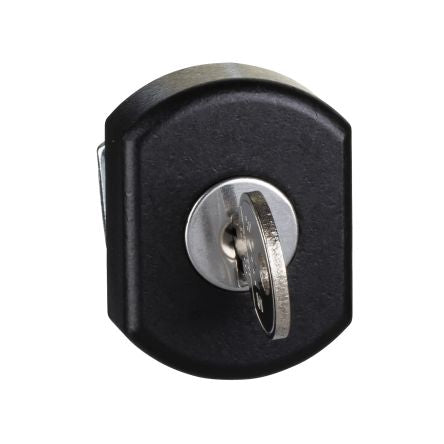 Schneider Electric Black Plastic, Steel Lock, Key Unlock