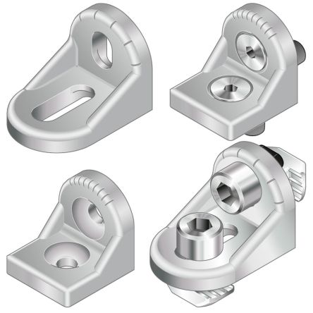 Bosch Rexroth Connecting Bracket for Use with Connecting Profiles at Any Angle, Precise Assembly with Protection Against