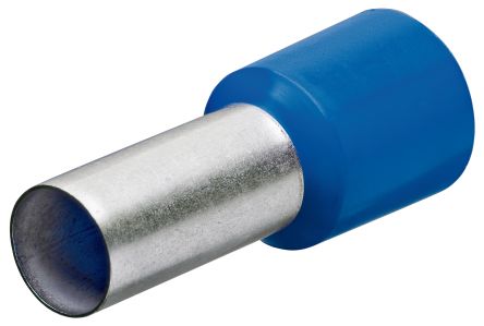 Knipex, 97 99 Insulated Ferrule, 12 mm Pin Length, 5.8 mm Pin Diameter, Blue from 6 AWG to 6 AWG Wire Size