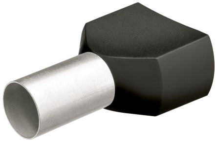 Knipex, 97 99 Insulated Ferrule, 8 mm Pin Length, 2.2 mm Pin Diameter, Black from 16 AWG to 16 AWG Wire Size