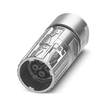 Phoenix Contact Connector, 4 Contacts, Cable, M17 Connector, Socket, Female, IP67, IP68, M17 PRO Series