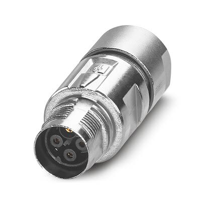 Phoenix Contact Connector, 4 Contacts, Cable, M17 Connector, Socket, Female, IP67, IP68, M17 PRO Series