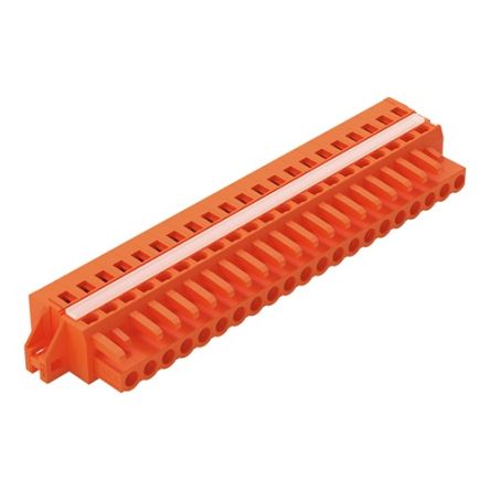 WAGO 231 Series Snap-in Pluggable Connector Female Cage Clamp, 21-Pole, 16A, 21-Way