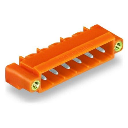 WAGO 231 Series Straight PCB PCB Header, 3 Contact(s), 5.08 mm Pitch, 1 Row, Shrouded