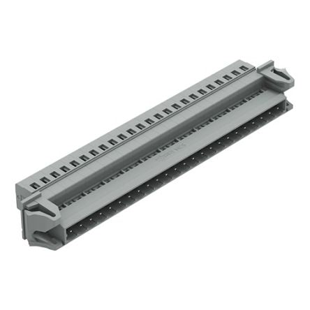 WAGO 231-624 Series Snap-in Pluggable Connector Male Cage Clamp, 24-Pole, 12A, 24-Way