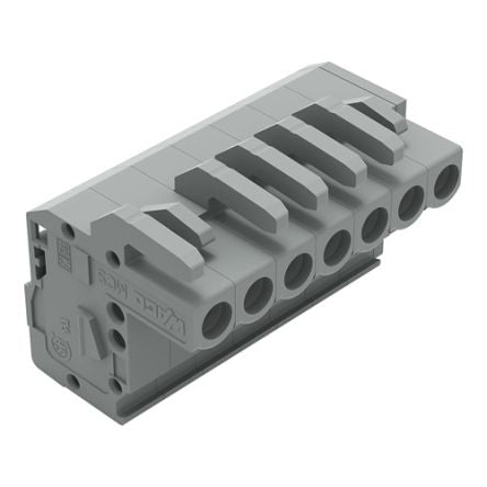 WAGO 231 Series Snap-in Connector Female Cage Clamp, 12-Pole, 14A, 12-Way