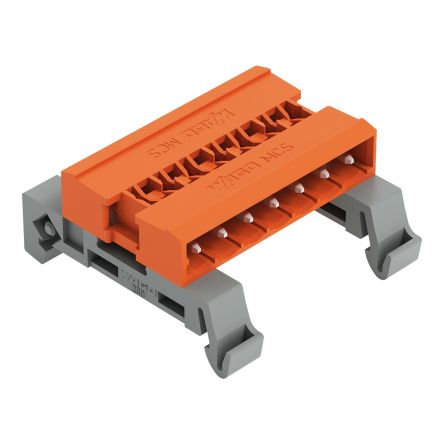 WAGO 232 Series Pluggable Terminal Block, 7-Contact, 5.08 mm Pitch, 1 Row, 232-537/007-000