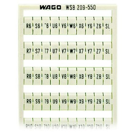 WAGO Marker Card for use with Terminal Block