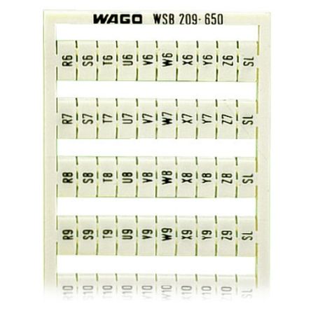 WAGO Marker Strip for use with Terminal Block