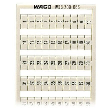 WAGO Marker Card for use with Terminal Block