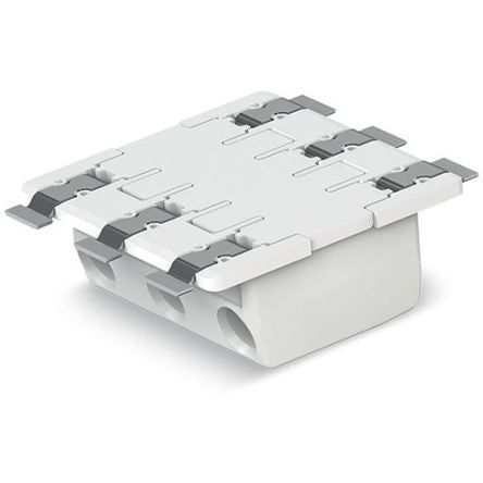 WAGO 2070 Series PCB Terminal Block, 3-Contact, 6.5 mm Pitch, Through Hole, 1 Row
