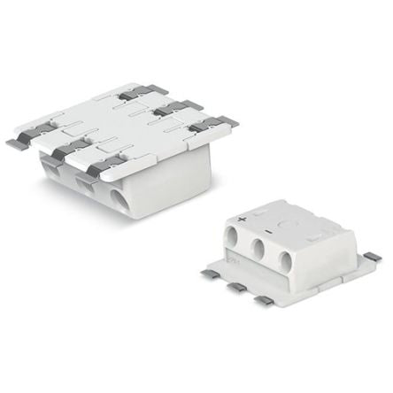 WAGO 2070 Series PCB Terminal Block, 3-Contact, 6.5 mm Pitch, Surface, 1 Row