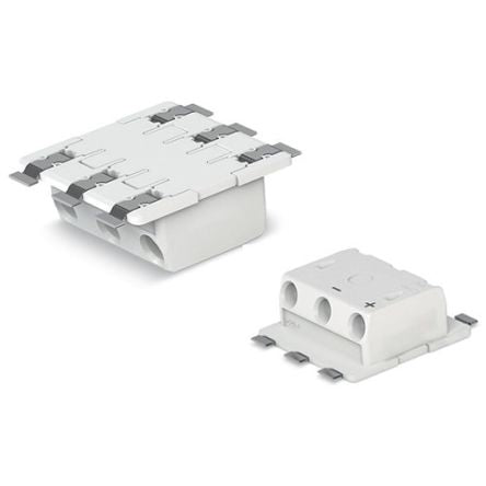 WAGO 2070 Series PCB Terminal Block, 3-Contact, 6.5 mm Pitch, Surface, 1 Row