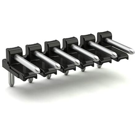 WAGO 2091 Series Angled PCB PCB Header, 8 Contact(s), 3.5 mm Pitch, 1 Row, Shrouded