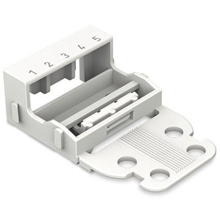 WAGO 221 Series Mounting Carrier for Use with 5-Wire Connectors