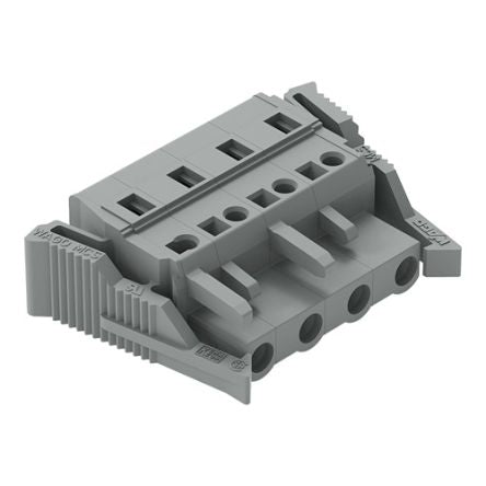 WAGO 231 Series Cable Connector Female Cage Clamp, 4-Pole, 16A, 4-Way