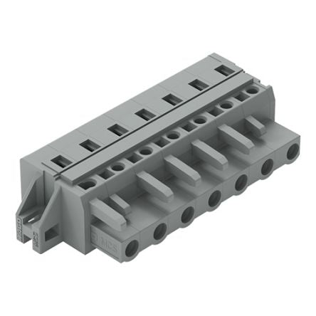WAGO 231 Series Cable Connector Female Cage Clamp, 7-Pole, 16A, 7-Way