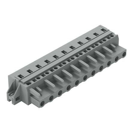 WAGO 231 Series Cable Connector Female Cage Clamp, 11-Pole, 16A, 11-Way