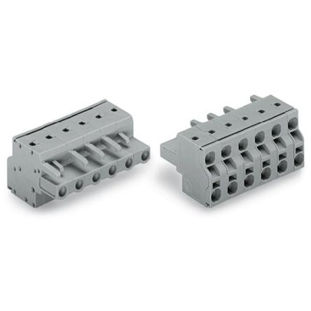 WAGO 231 Series Snap-in Pluggable Connector Female Push-in, 12-Pole, 16A, 12-Way