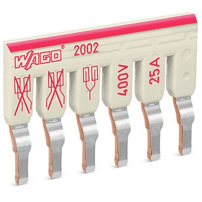 WAGO TOPJOB S Series Staggered Jumper for Use with DIN Rail Terminal Block