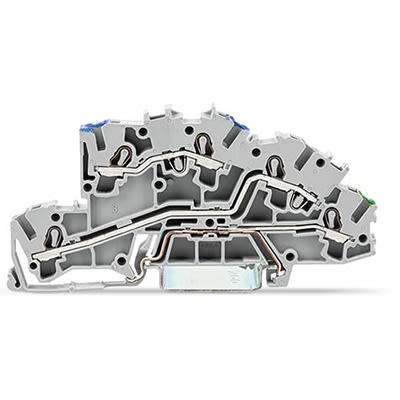 WAGO TOPJOB S Series Multi Level Terminal Block Grey, 2.5mm², 3-Level, Cage Clamp