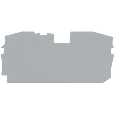 WAGO TOPJOB S Series End & Intermediate Plate for Use with DIN Rail Terminal Block