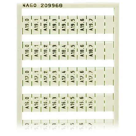 WAGO Marker Card for use with Terminal Block